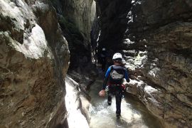 Antoine et Maxime au coeur du Mt Perdu - canyoning Pyrenees
